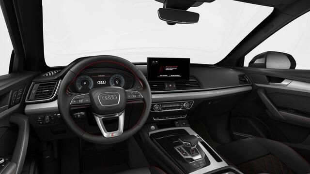 Audi Q5 55 TFSI e S edition Competition | 367 PK | Trekhaak | Panoramadak | Luchtvering | Head-up display | 21" LM velgen |