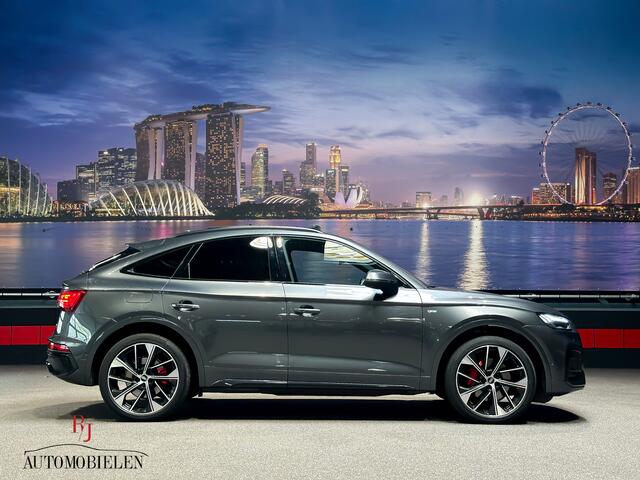 Audi Q5 Sportback 50 TFSI e 3x S-Line |Trekhaak|Panorama|RS-Stoelen|Rode stiksels|camera