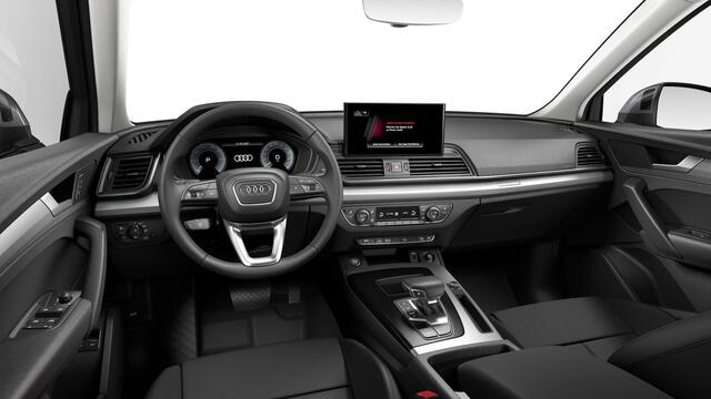 Audi Q5 55 TFSI e quattro Competition Optiekpakket zwart - Zonwering - Comfort interieurvoorverwarming - Achterbank plus - Sportstoelen - Stoelverwarming - Assistentiepakket City - Cruise Control - Achteruitrijcamera -