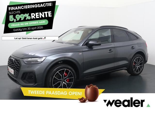 Audi Q5 Sportback 55 TFSI e S edition Competition | 367 PK | SoH 97% | Trekhaak | Head-up display | Matrix LED koplampen | S line interieur | Adaptive cruise control |
