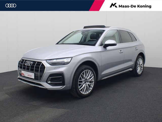 Audi Q5 50 TFSIe 299pk Advanced edition · Panoramadak · Leder · Trekhaak · Stoelverwarming · Apple/Android Car Play ·
