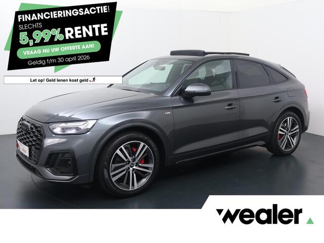 Audi Q5 Sportback 55 TFSI e S edition | 367 PK | Automaat | SoH 92% | Multifunctioneel stuurwiel | Adaptive Cruisecontrol | Stoelverwarming | Panoramadak |