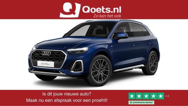 Audi Q5 50 TFSI e S edition Trekhaak - Privacy glas - Interieurvoorverwarming - Audi soundsystem - Achterbank plus - Sportstoelen vóór - Lendensteunen vóór, elektrisch verstelbaar - Cruise control - Achteruitrijcamera -
