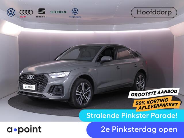 Audi Q5 Sportback 50 TFSI e S edition 299 pk S-tronic | Navigatie | Panoramadak | Parkeersensoren (Park assist) | Rondomzicht camera | Adaptieve cruise control | S-Line |