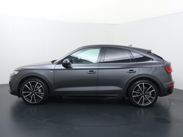Audi Q5 Sportback 50 TFSI e S edition Competition | 299 PK | SoH 87% | Trekhaak | 360 graden camera | Matrix LED | S line | Luchtvering |