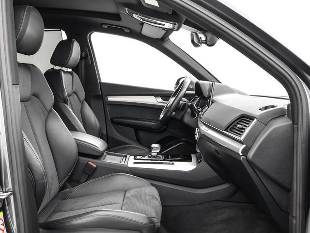Audi Q5 Sportback 50 TFSIe 299pk S-Tronic S edition Competition · Panoramadak · Camera · Keyless · Elek. Stoelen + Geheugen Bestuurder · Elek. Achterklep · Apple/Android Car Play ·