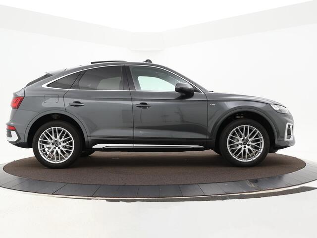 Audi Q5 Sportback 50 TFSIe 299pk S-Tronic S edition Competition · Panoramadak · Camera · Keyless · Elek. Stoelen + Geheugen Bestuurder · Elek. Achterklep · Apple/Android Car Play ·