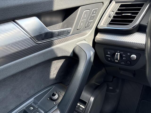 Audi Q5 55 TFSI e quattro S line | Panoramadak | Trekhaak wegklapbaar | Matrix LED | 360 graden camera | Geheugenstoel | Luchtvering | Head up Display | Stoelverwarming | Virtual cockpit | Adaptive cruise control | Massagestoel
