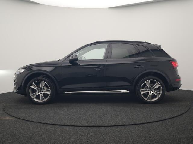 Audi Q5 50 TFSI e S Line PHEV 300pk Dealer O.H. | Matrix LED | 360 Camera | Bang & Olufsen Audio | Sfeerverlichting | Keyless | Elektrische Sportstoelen Verwarmd | Navigatie | DAB | Cruise Control | Plug In Hybrid |