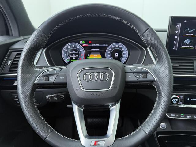 Audi Q5 55 TFSI e S edition | 367 PK | SoH 89% | Trekhaak wegklapbaar | Panoramadak | Luchtvering | Adaptive cruise control | Matrix LED koplampen |