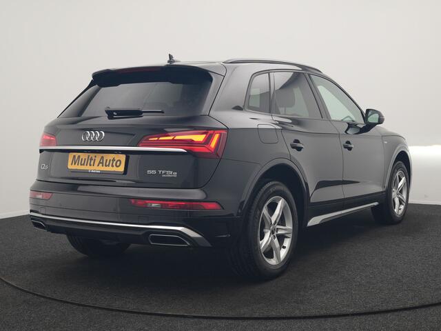 Audi Q5 55 TFSI e S Line PHEV 367pk Dealer O.H. | Alcantara Sportstoelen Massage & Verwarmd | 360 Camera | Bang & Olufsen Audio | Keyless | Navigatie | Virtual | DAB | Cruise Control | Plug In Hybrid |