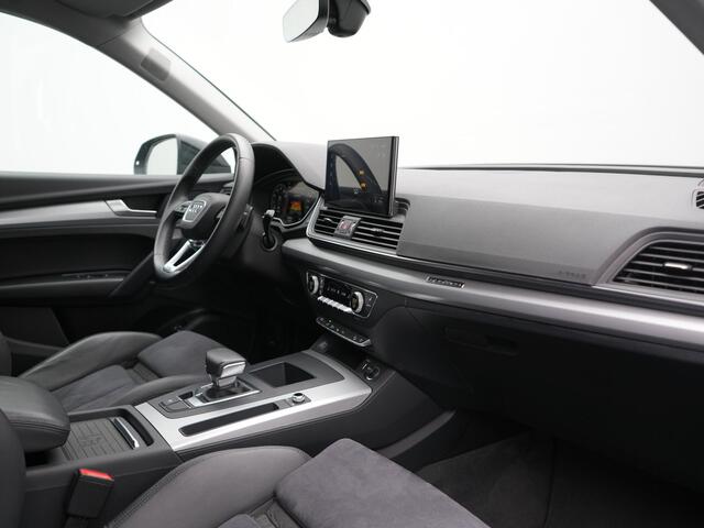 Audi Q5 55 TFSI e S Line PHEV 367pk Dealer O.H. | Alcantara Sportstoelen Massage & Verwarmd | 360 Camera | Bang & Olufsen Audio | Keyless | Navigatie | Virtual | DAB | Cruise Control | Plug In Hybrid |