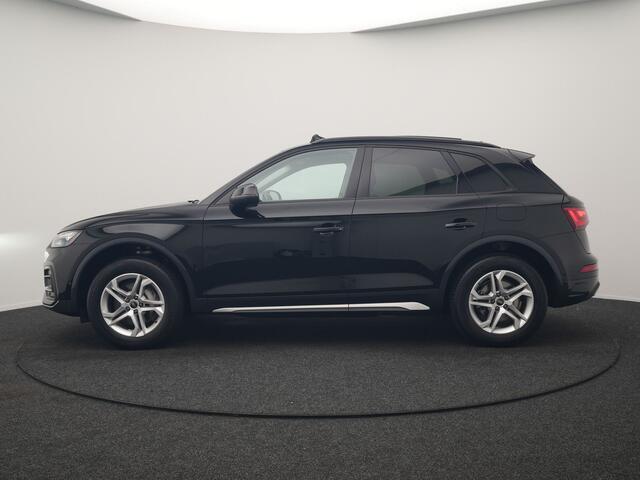 Audi Q5 50 TFSI e Advanced edition PHEV 300pk | Trekhaak Af Fabriek | Panodak | 360 Camera | Lederen Comfortzetels Verwarmd | Cruise Control | Virtual | Navigatie | DAB | Plug In Hybrid |