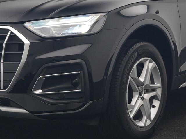 Audi Q5 50 TFSI e Advanced edition PHEV 300pk | Trekhaak Af Fabriek | Panodak | 360 Camera | Lederen Comfortzetels Verwarmd | Cruise Control | Virtual | Navigatie | DAB | Plug In Hybrid |
