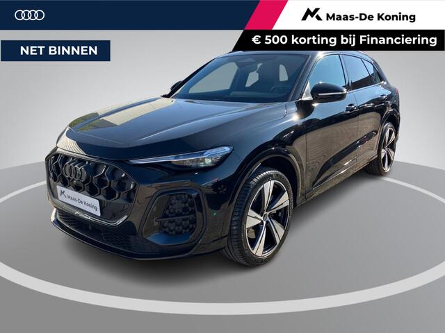 Audi Q5 40TFSIe 220KW/299PK Quatro S-edition Panoramadak · 360° Camera + parkeersensoren · Apple/Android Car Play · Fabrieksgarantie t/m 22-09-2029 of 100.000Km