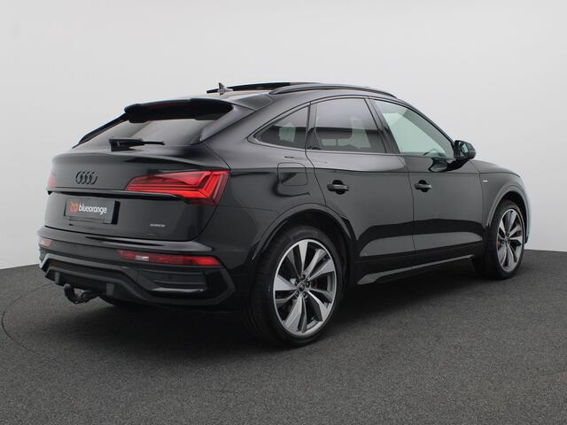 Audi Q5 Sportback 55 TFSI e S edition Competition 367PK S-Tronic SOH 94%, Pano-Schuifdak, Trekhaak, S-Line, Memorystoel, 21" LM Velgen, Side Assist, Keyless, Elektr. Achterklep, Achteruitrijcamera, Head-up display,