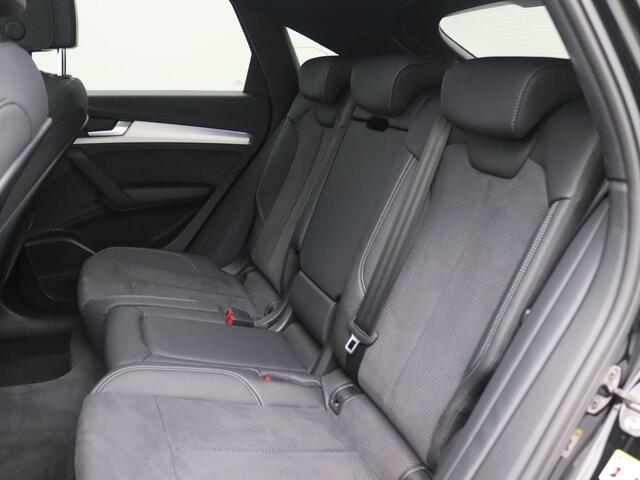 Audi Q5 Sportback 55 TFSI e S edition Competition 367PK S-Tronic SOH 94%, Pano-Schuifdak, Trekhaak, S-Line, Memorystoel, 21" LM Velgen, Side Assist, Keyless, Elektr. Achterklep, Achteruitrijcamera, Head-up display,