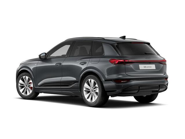 Audi Q6 e-tron S edition 83Kwh 252 pk SUV | Tech pakket plus | Glazen panoramadak | Lederen bekleding | Rode remzadels |