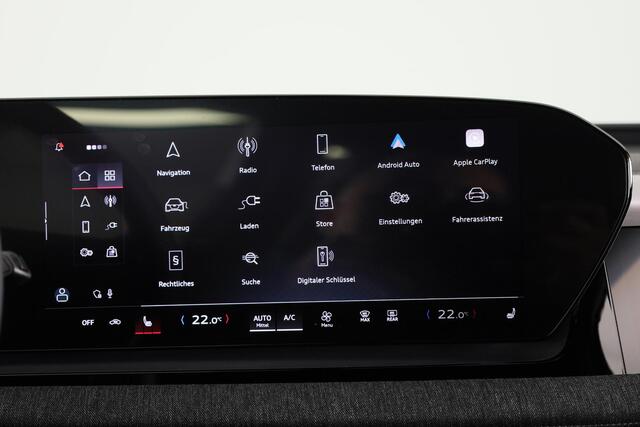 Audi Q6 S Edition e-tron perf 225kW/306pk 100Kwh Hatchback Audi Q6 e-tron S edition performance 100 kWh Omgevingscamera's, adaptive cruise control, ledkoplampen plus, stoelverwarming voor en achter, comfortpakket