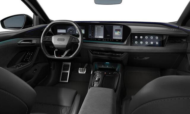 Audi Q6 Sportback e-tron 100 kWh quattro 428 PK S edition | Sportstoel S plus leder zwart | Adaptieve luchtvering | Augmented Reality head-up display |