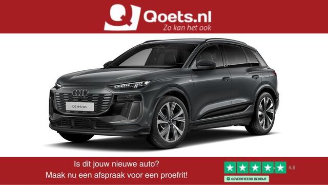 Audi Q6 e-tron S edition performance 100 kWh Tech Pro - Comfortpakket plus - Privacy glas - Adaptive Cruise Control - Stoelverwarming voor/achter -