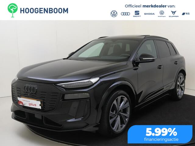 Audi Q6 e-tron S edition performance 100 kWh | Panoramadak | Luchtvering | Warmtepomp | Head-up display | Bang & Olufsen | Display passagierszijde | 360 camera | Parkeerassistent | Achterbank verwarmd |