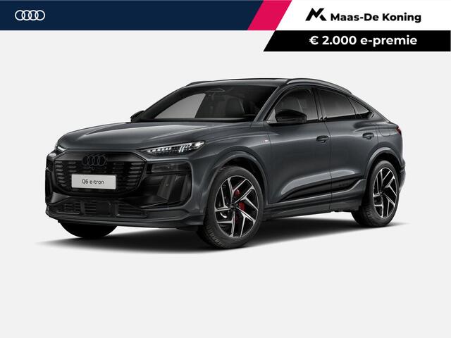 Audi Q6 Sportback e-tron S edition performance 100 kWh 306 PK · Adaptieve luchtvering · Tech pro · Glazen panoramadak