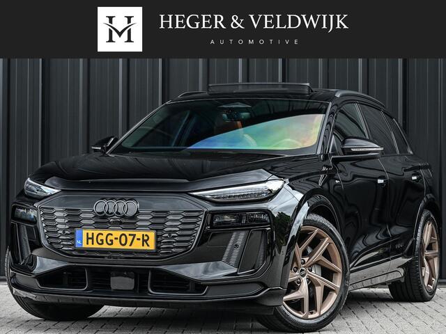 Audi Q6 e-tron Launch edition 83 kWh | Panoramadak | 360 Camera | B&O | HUD | Luchtvering | Ambiance Interieur | Stuur- Stoelverwarming | Memory Seats |