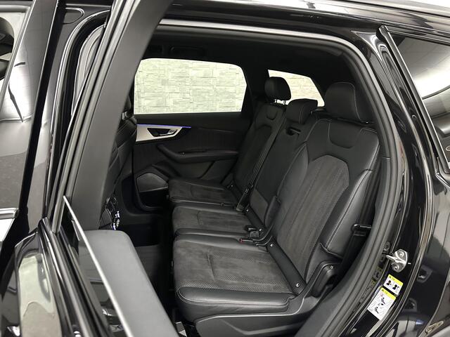 Audi Q7 3.0 TFSI S-Line | Luchtvering | ACC | B&O High-End | Matrix-LED | Keyless-Entry | Achterasbesturing | Head-Up | Memory | Stoelverwarming V+A | 4-Zone Clima | Virtual-Cockpit | 22'' | Dodehoek | Lane Assist | Draadloos Laden |