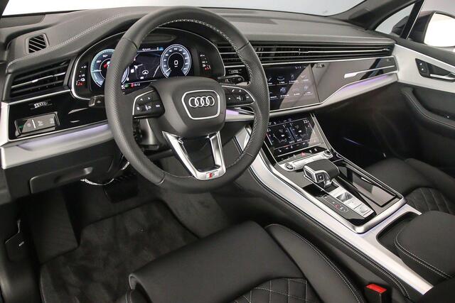 Audi Q7 55 TFSI e quattro Pro Line S | Pano | B&O | Trekhaak | S-Leder | 22 inch | Tour| Parking Pack | Keyless | 360cam | Parkeerassist |