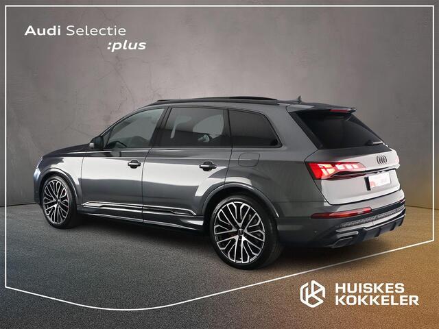 Audi Q7 55 TFSI e Pro Line S 394PK | Pano | B&O | Trekhaak | Head Up | 4-wielbesturing | ACC | 360 Camera | Sportstoelen |