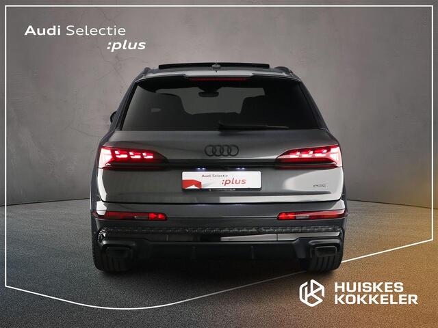 Audi Q7 55 TFSI e Pro Line S 394PK | Pano | B&O | Trekhaak | Head Up | 4-wielbesturing | ACC | 360 Camera | Sportstoelen |