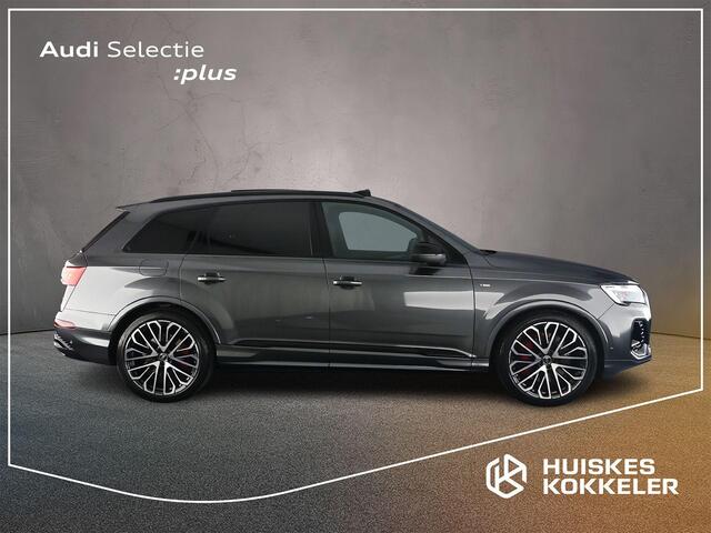 Audi Q7 55 TFSI e Pro Line S 394PK | Pano | B&O | Trekhaak | Head Up | 4-wielbesturing | ACC | 360 Camera | Sportstoelen |