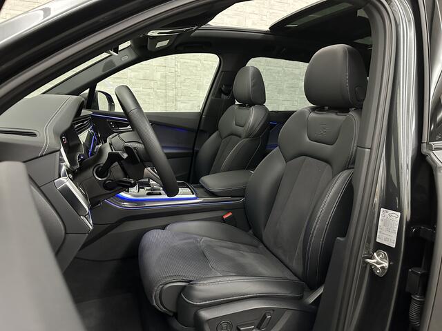 Audi Q7 60 TFSI e Competition S-Line | 360 Camera | ACC | Panorama | Carbon | Laser-LED | Trekhaak | B&O Sound | Keyless-Entry | Luchtvering | 22'' | Memory | Stoelverwarming V+A | Stuurverwarming | Stand Kachel | Zonwering | Carplay |