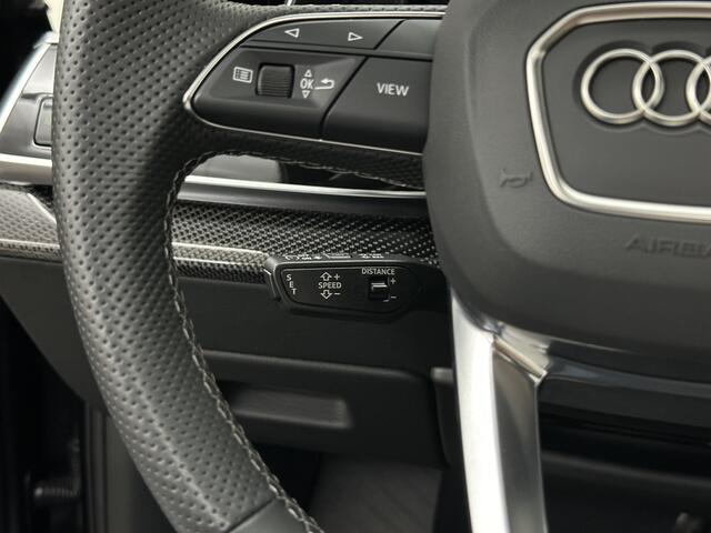 Audi Q7 60 TFSI e Competition S-Line | 360 Camera | ACC | Panorama | Carbon | Laser-LED | Trekhaak | B&O Sound | Keyless-Entry | Luchtvering | 22'' | Memory | Stoelverwarming V+A | Stuurverwarming | Stand Kachel | Zonwering | Carplay |