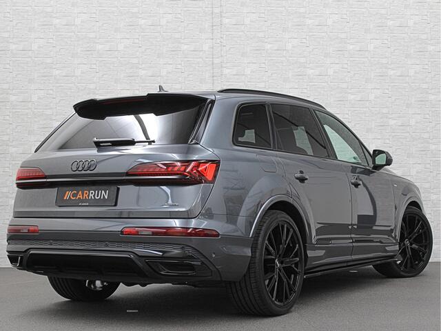 Audi Q7 55 TFSI e 381PK S-Line | RS-Stoelen | 360 Camera | ACC | Panorama | Laser-LED | Soft-Close | Luchtvering | Ambiente Led | Stuur verwarming | Memory | Zonneschermen | Black optic | Bovag garantie.