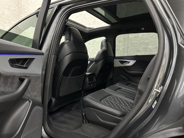 Audi Q7 55 TFSI e 381PK S-Line | RS-Stoelen | 360 Camera | ACC | Panorama | Laser-LED | Soft-Close | Luchtvering | Ambiente Led | Stuur verwarming | Memory | Zonneschermen | Black optic | Bovag garantie.