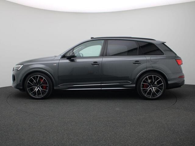 Audi Q7 60 TFSI e quattro Pro Line S Competition 456PK AUT Laser LED, advanced onderstel, premium stoelen, 22" lichtmetaal, trekhaak, B&O premium sound, 360gr. camera, stoel- verwarming & ventilatie voor, keyless, head-up