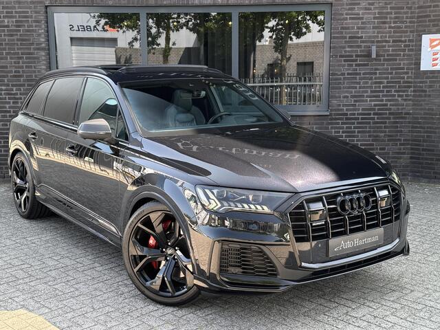 Audi Q7 55 TFSI e Quattro S-line PANO|LUCHTVERING|MASSAGE|ACC|HUD|ORCAZWART