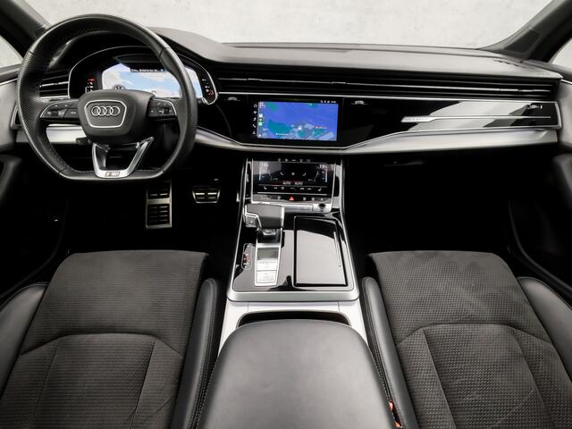 Audi Q7 55 TFSI quattro S-Line Sport 7 Persoons 340Pk Automaat (PANORAMADAK, MATRIX LED, LUCHTVERING, HEAD-UP DISPLAY, BANG&OLUFSEN, TREKHAAK, MEMORY SEATS, APPLE CARPLAY, NIEUWSTAAT)