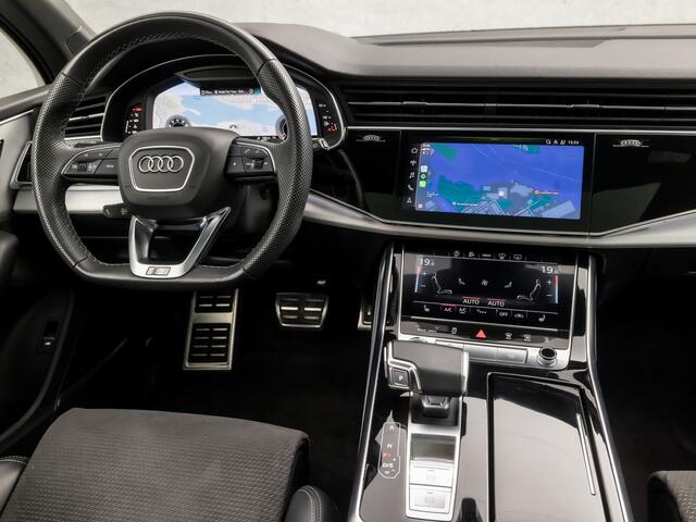 Audi Q7 55 TFSI quattro S-Line Sport 7 Persoons 340Pk Automaat (PANORAMADAK, MATRIX LED, LUCHTVERING, HEAD-UP DISPLAY, BANG&OLUFSEN, TREKHAAK, MEMORY SEATS, APPLE CARPLAY, NIEUWSTAAT)