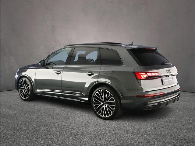 Audi Q7 60 TFSI e 490pk Pro Line S Comp. | Adv. Onderstel | HD-Matrix lazer | S-Stoelen | Head up | Pano | 4-wiel best. | Oled | Trekhaak | Optiek zwart | B&O 3D |