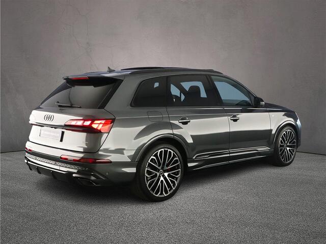 Audi Q7 60 TFSI e 490pk Pro Line S Comp. | Adv. Onderstel | HD-Matrix lazer | S-Stoelen | Head up | Pano | 4-wiel best. | Oled | Trekhaak | Optiek zwart | B&O 3D |