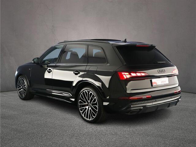 Audi Q7 60 TFSI e quattro Pro Line S Competition | Advanced onderstel | HD-Matrix lazer | Headup | Pano | 4-wiel best. | Oled | Trekhaak | Optiek zwart | B&O 3D |