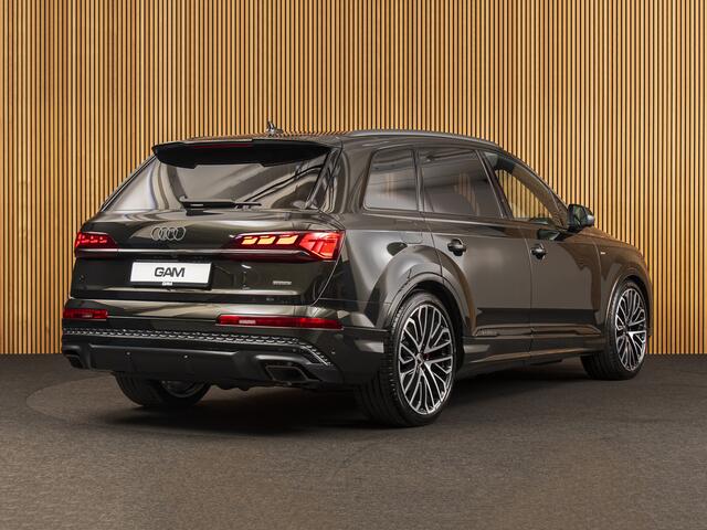 Audi Q7 60 TFSI e quattro DARK OLIVE GREEN - ADVANCED ONDST-B&O-MASSAGE-PANO-22"