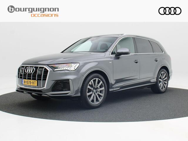 Audi Q7 55 TFSi e quattro 380 Pk S-Line | Trekhaak | 360° Cam | Panoramadak | Stoelverwarming | Adaptive Cruise | Bose Audio | Head-Up | Full LED | Privacy Glass | Elektrische Achterklep | 20 Inch | 55.774 Km!!