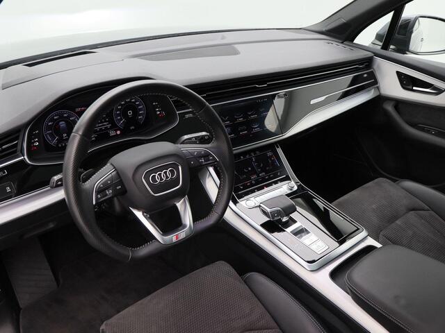 Audi Q7 55 TFSi e quattro 380 Pk S-Line | Trekhaak | 360° Cam | Panoramadak | Stoelverwarming | Adaptive Cruise | Bose Audio | Head-Up | Full LED | Privacy Glass | Elektrische Achterklep | 20 Inch | 55.774 Km!!