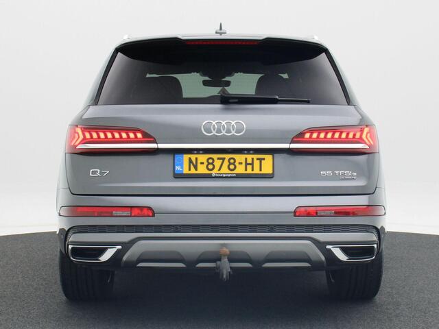 Audi Q7 55 TFSi e quattro 380 Pk S-Line | Trekhaak | 360° Cam | Panoramadak | Stoelverwarming | Adaptive Cruise | Bose Audio | Head-Up | Full LED | Privacy Glass | Elektrische Achterklep | 20 Inch | 55.774 Km!!