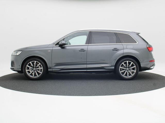 Audi Q7 55 TFSi e quattro 380 Pk S-Line | Trekhaak | 360° Cam | Panoramadak | Stoelverwarming | Adaptive Cruise | Bose Audio | Head-Up | Full LED | Privacy Glass | Elektrische Achterklep | 20 Inch | 55.774 Km!!