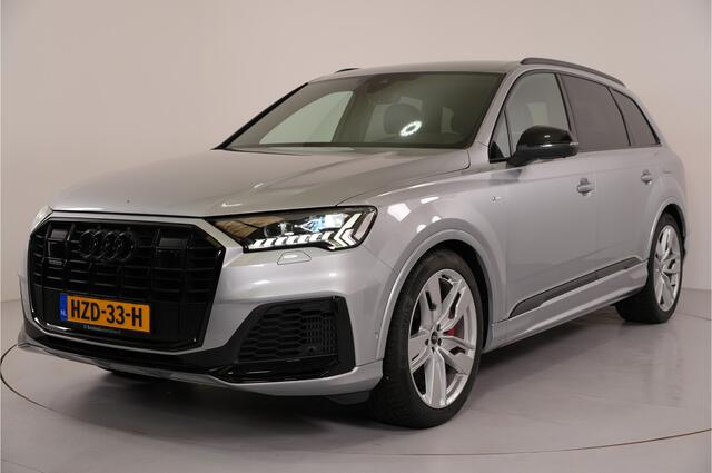 Audi Q7 60 TFSI e quattro S Line Sport/Plus | Parkeer/City/Tour pakket | Laserlicht | 360° Camera | Trekhaak | HUD |